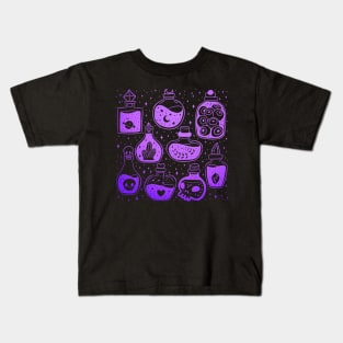 Magical fantasy potions bottles esoteric witchy iteams Kids T-Shirt